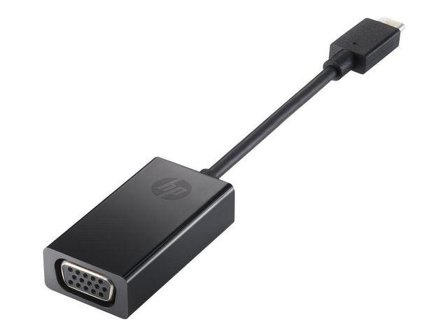 HP ekstern videoadapter - svart