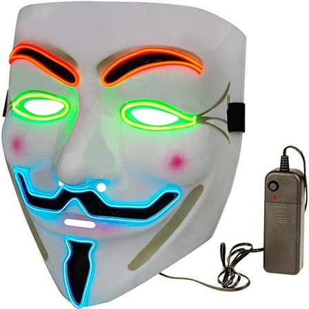 V för Vendetta Mask Anonym Guy Fawkes Halloween Mask