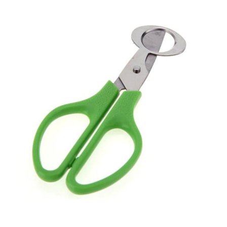 Vuohenmunan sakset, linnunmunan sakset, ruostumattomasta teräksestä valmistetut munasakset