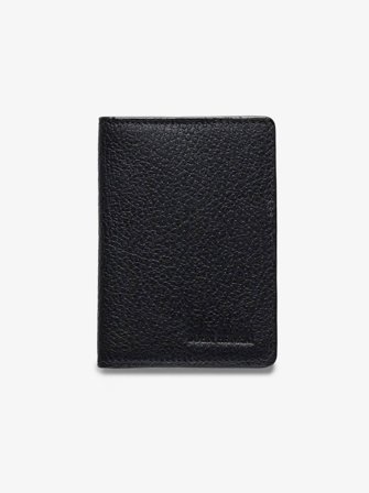 John Henric Men's Black Cardholder Edda Size Onesize