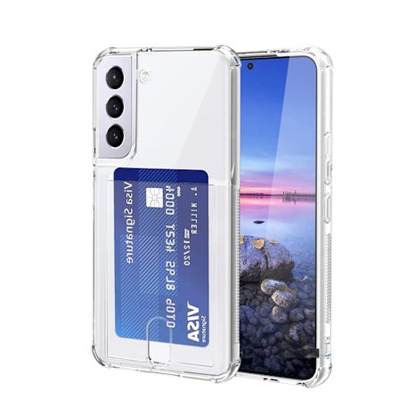 Samsung Galaxy S22 Plus - Praktiskt Skyddande Skal med Kortfack