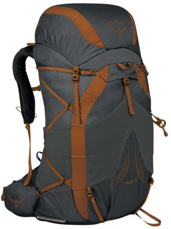 Osprey M's Exos 58L Dark Charcoal Grey - Tuotemerkit
