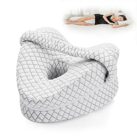 Sydämenmuotoinen ortopedinen tyyny jalkojen alle, kiilapehmuste polvien tuella, iskiaspehmuste, kehonpehmuste