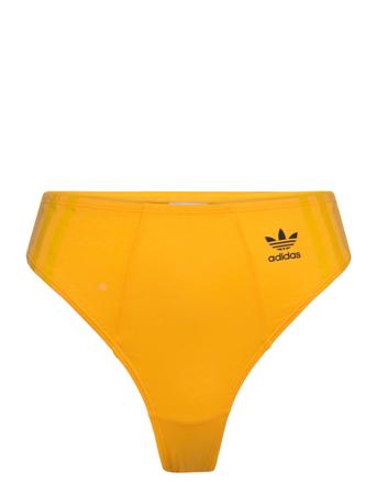 Highwaist-String Stringtruse Undertøy Gul Adidas Originals Underwear*Betinget Tilbud
