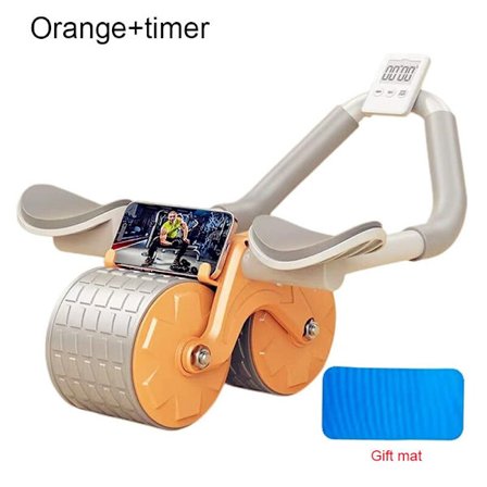 Ab Roller Wheel Automatisk Rebound Med Armbågsstöd