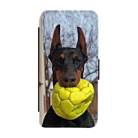 Hund Doberman Pinscher iPhone 7 Plus/iPhone 8 Plus Flip Mobilfodral