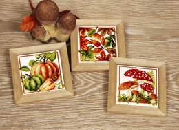 Stickpackung Bilder Herbstmotive 3-er Pack