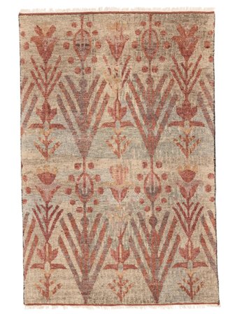 Tapis Usak Indo 202X300 Marron/Orange (Laine, Inde)