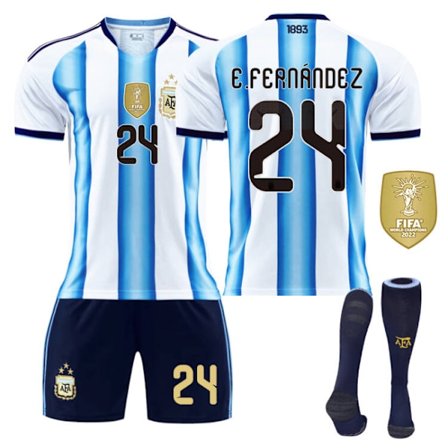 2026 FIFA World Cup Argentiinan kotipaita #10 Messi #9 Alvarez #22 Martinez Jalkapallopaita Faniversio Lasten/Aikuisten koot
