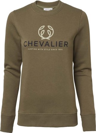 Chevalier Women ́s Chevalier Logo Sweatshirt Women long-sleeved sweaters Green 38W