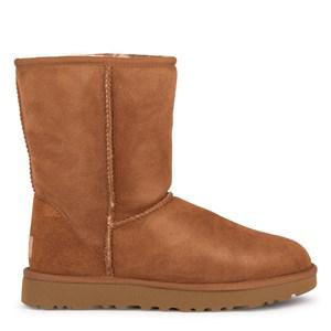 Kids - UGG Fur-lined leather and wool boots - Classic Short II 36 EU - Boots - 36 EU - Brown
