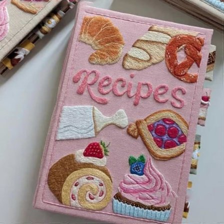 Handgjord Receptjournal, Personlig Receptbok, Personlig Matlagningsjournal, Personlig Receptbok, Organisera Recept