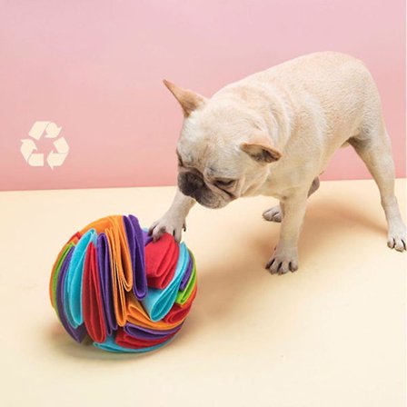 Sniffboll, Aktiv hundleksak, 15/20 Cm Diameter, Intelligence Dog Play Balls, Tvättbar Hundleksak, Tuggleksak för luktträning av hundar Color 15cm