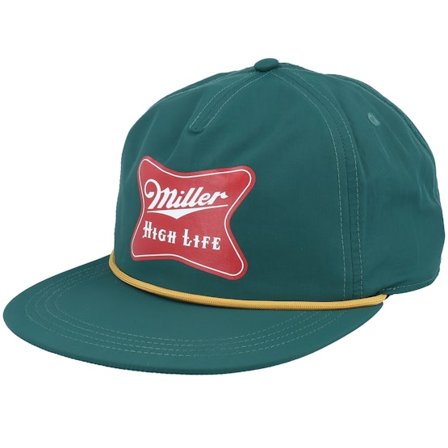 American Needle - Green snapback Czapka Z Daszkiem - Miller High Life Catalina Dark Green Strapback @ Hatstore