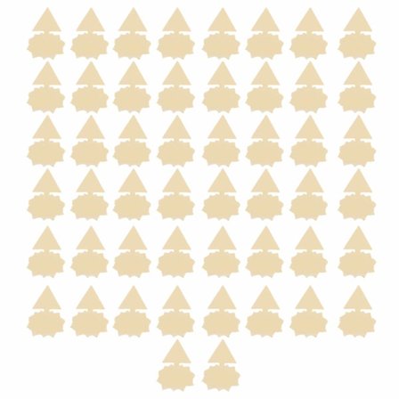 50 kpl kaksisuuntaisia vedenpitäviä hyönteis- ja kärpäsliima-ansoja