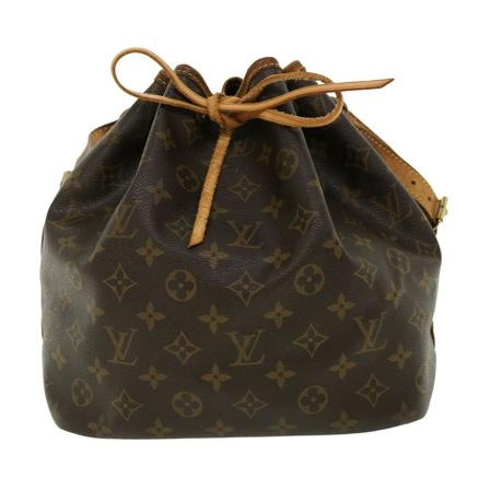 Louis Vuitton Vintage Pre-owned Petit Noe Monogram Tas , Bruin , Dames , Maat: ONE Size Vintage Tassen