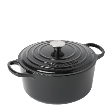 GRANBERG Gjutjärnsgryta 5,1 L Grytor Svart ONESIZE