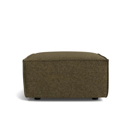 Lyon Pouf Hocker Modesto Dunkelgrün Modern 98x86x44cm Stoffbezug Bequemer Sitzkomfort für Wohnzimmer Stilvolles Design Polsterhocker