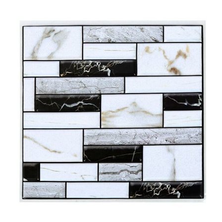 10 kpl seinälaattatarra Keittiöhuoneen tiili 3D seinäkoristetarrat Laattataide Backsplash Seinäkoriste 30X30 cm
