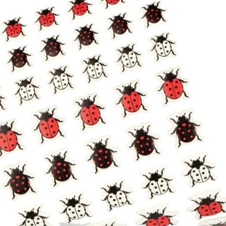 Puffies Ladybugs Stickers - ARTEMIO - Rød - Barn - Blandet Röd