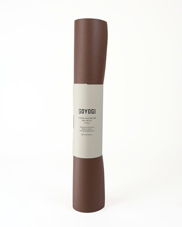 GOYOGI Practice Everyday Mat 4 mm Earth Brown, Sport & Velvære, Yogaudstyr, Yogamåtter