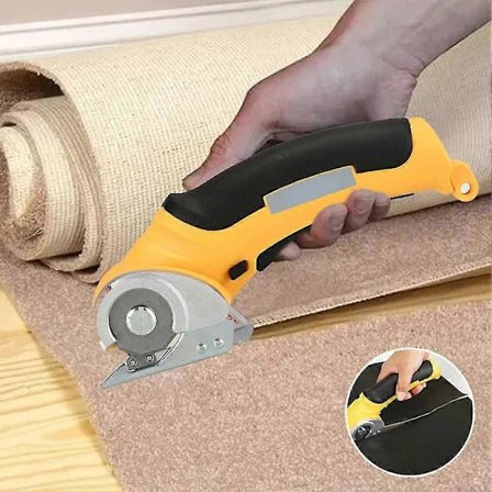 Elektrisk saks til stof, genopladelig stofskærer til tøj/vinyl