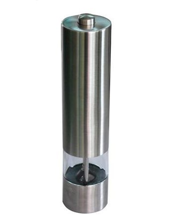 Elektrisk peberkværn/saltkværn i rustfrit stål