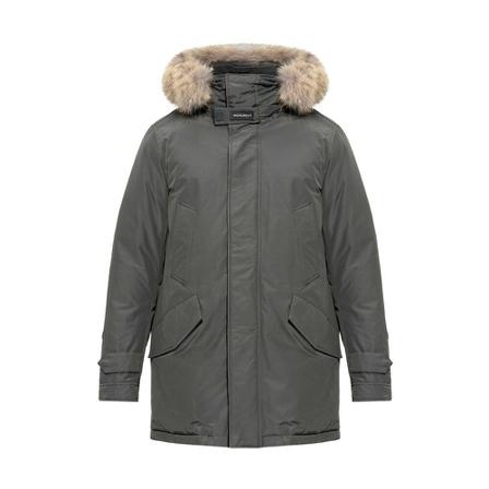 Woolrich Hooded down parka Grå, Herre Frakker