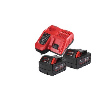 Milwaukee M18 NRGCR-502 Latauspaketti 5,0 Ah, Koneiden tarvikkeet & käyttöosat