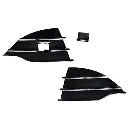 Til Kuga Escape 2013-2016 Front Nedre Kofanger Grill Dæk Grill Indsats Satin Sort+sølv Cj5z17e81