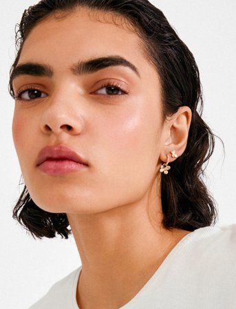 Pilgrim Ajani Earrings 2-In-1 Set, Gold-Plated - Gold - ONE SIZE