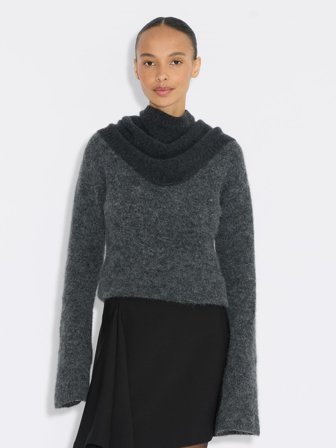 Cashmere Triangle Neck Scarf