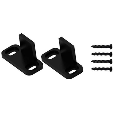 2 kpl Liukuoven lattiaohjain, säädettävä pysäytysrulla liukuoven pohjaan