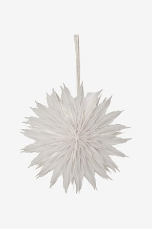 Star Trading - Paperitähti Dis 40 cm - Valkoinen - Joulun koristevalot - - Homeroom