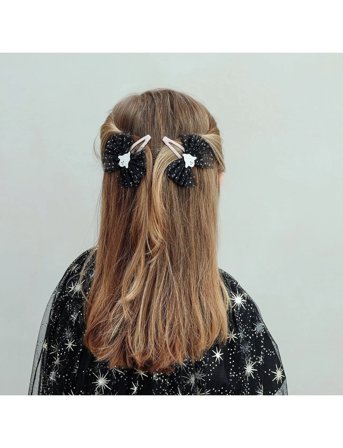 Mimi & Lula 2 Clic Clacs - Ghost Tulle Halloween - Black - ONE SIZE