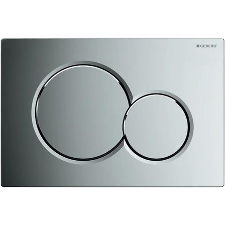 Geberit Sigma 01 Betjeningsplade dobbelt flush Blank forkromet, Badeværelse