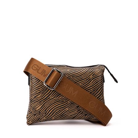 GUM Cross Body Tass , Bruin , Dames , Maat: ONE Size Schoudertassen