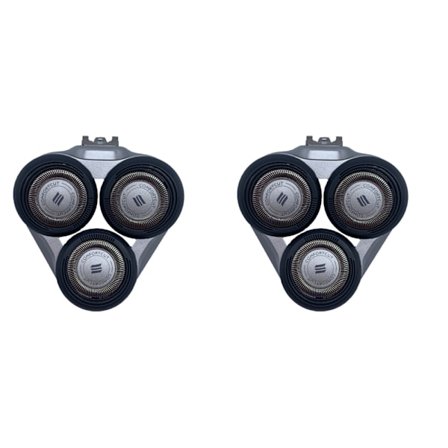2 Philips S5000 Triple Hovedskærere S5078/S5079/S5080 - Sølv