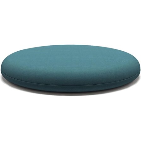 Tykk rund stol pute, avtagbar hagestol pute, memory foam innendørs utendørs stol pute, 30cm blå grønn, A