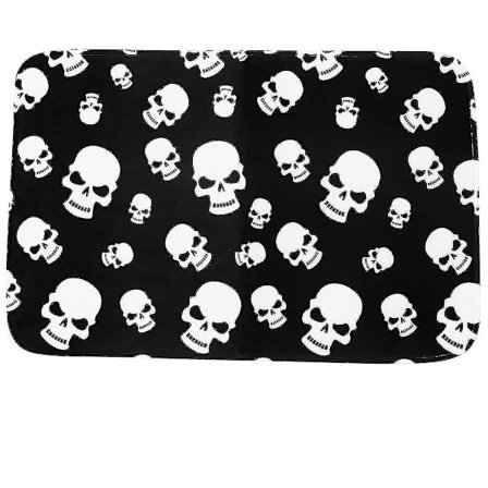 Lattiamatto Halloween-matto Pääkallo Kylpymatto Halloween-lattiamatto Liukumaton tyyny Matto Kylpyhuone Suihkumatto