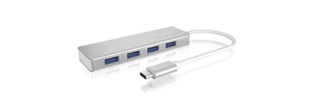 ICY BOX 4x Port USB 3.0 Hub, USB Type-C