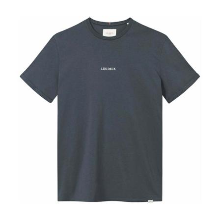 Les Deux, T-shirt Blauw, Heren, Maat:XL