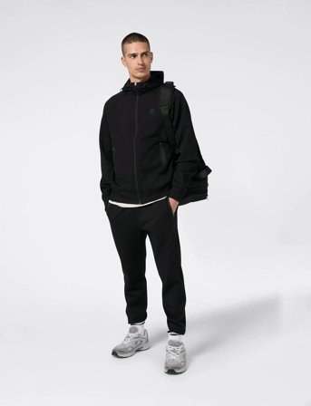 Champion Hooded Full Zip Sweatshirt - Black - M