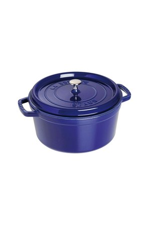 Staub - Pata La Cocotte, pyöreä 30 cm, 8,35 l - Sininen - Padat & kattilat - - Homeroom