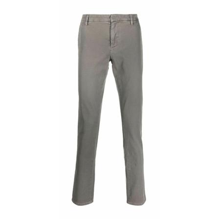 Dondup, Chinos Grijs, Heren, Maat:W38,Katoen