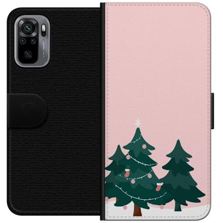 Xiaomi Redmi Note 10S Lompakkokotelo Joulukuusia Hyv Joulu
