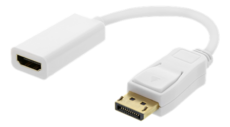 Deltaco DP-HDMI44 - video adapter - DisplayPort / HDMI - 20 cm
