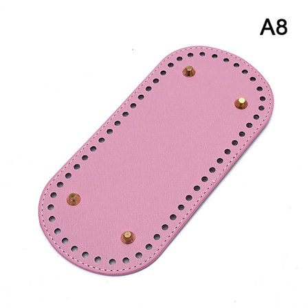 22*10 cm lang bunn for strikket veske Skinnveskebunn Håndlaget B