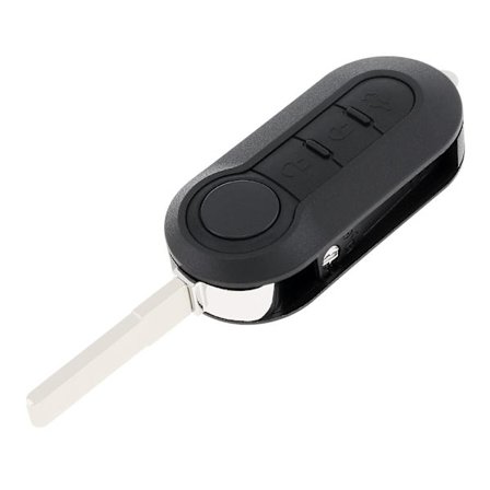 3-knapps bilnøkkel fjernkontroll klapphus erstatning passer for Fiat / Doblo / DUCATO