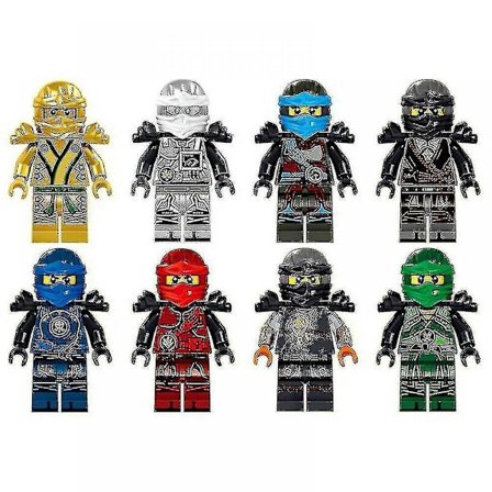 Ninjago Minifigurer Kai Jay Sensei Wu Mester Kompatibel med Lego Byggeklosser Leke